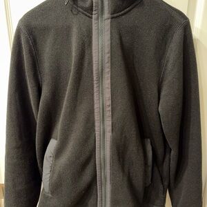Banana Republic Black Polartec Jacket/hoodie